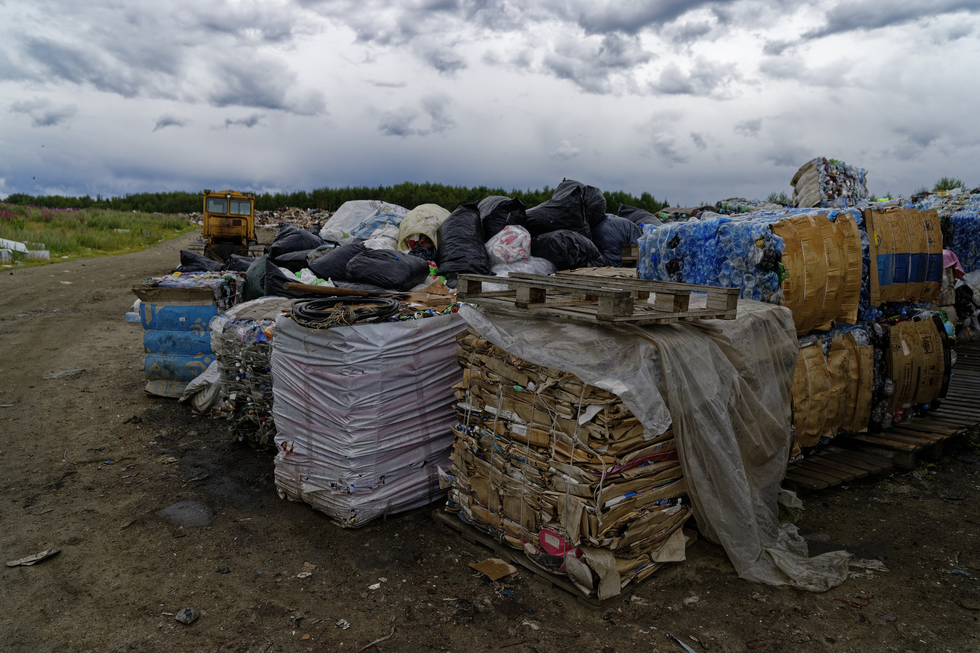 Landfill site in Kostomuksha
